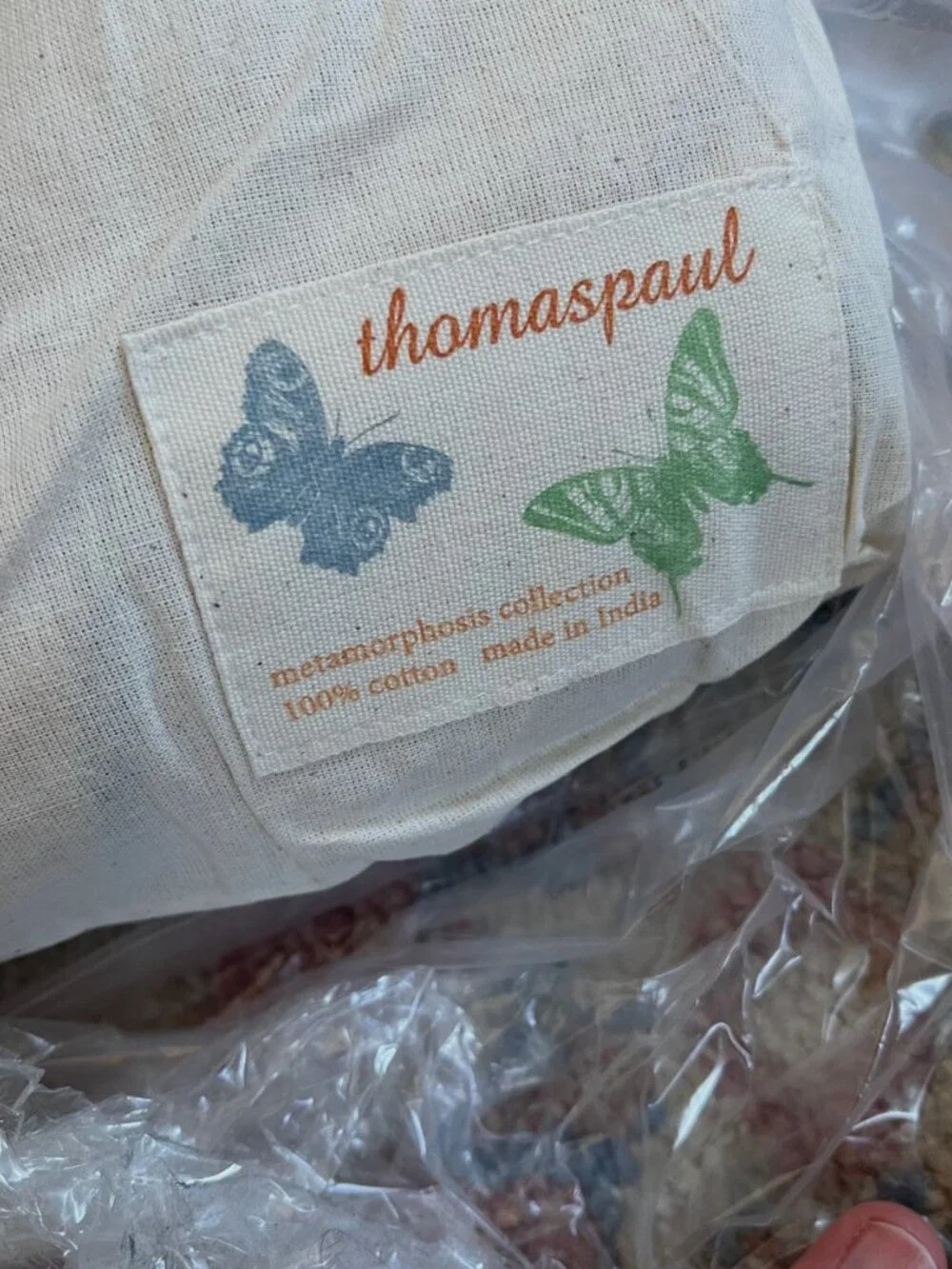 Thomas Paul Moriann Metamorphosis Shower Curtain 100% Cotton NWT